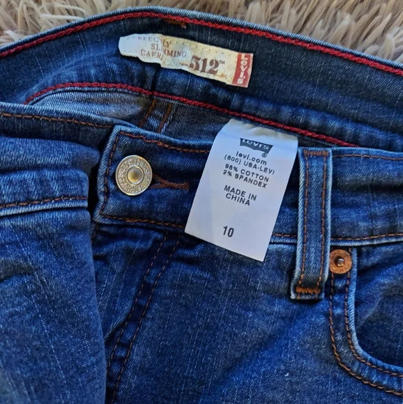 Levi's Capri Sz 10 - Picture 2 of 3